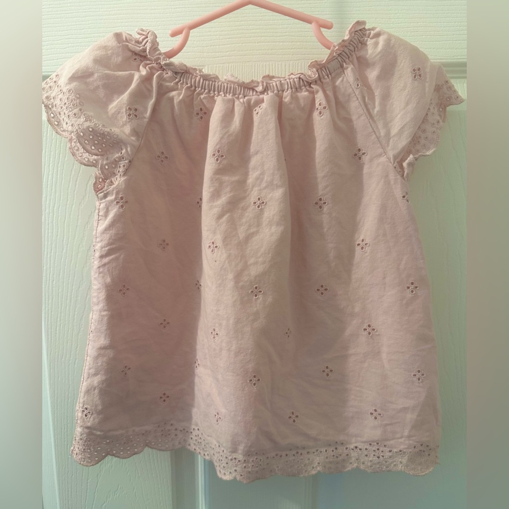 Baby Gap Eyelet Blouse with Ruffles